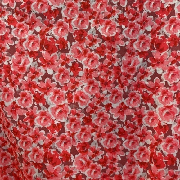 Pink floral midi dress. Size M - Picture 7 of 9